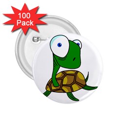 Turtle 2 25  Buttons (100 Pack) 