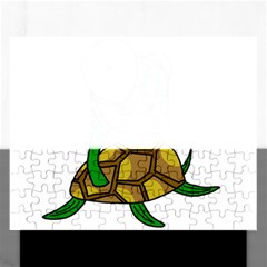 Turtle Rectangular Jigsaw Puzzl by Valentinaart