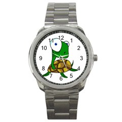 Turtle Sport Metal Watch by Valentinaart