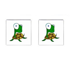 Turtle Cufflinks (square) by Valentinaart