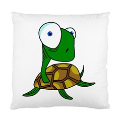 Turtle Standard Cushion Case (one Side) by Valentinaart