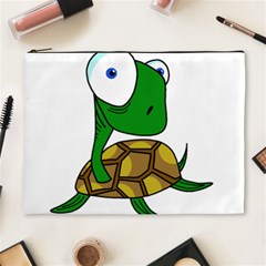 Turtle Cosmetic Bag (xl) by Valentinaart