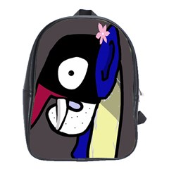 Monster School Bags (xl)  by Valentinaart