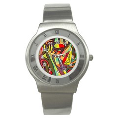 Colorful Dream Stainless Steel Watch by Valentinaart