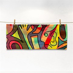 Colorful Dream Hand Towel by Valentinaart