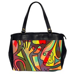 Colorful Dream Office Handbags (2 Sides)  by Valentinaart