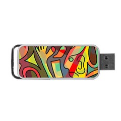 Colorful Dream Portable Usb Flash (one Side) by Valentinaart