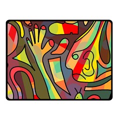 Colorful Dream Double Sided Fleece Blanket (small) 