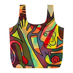 Colorful Dream Full Print Recycle Bags (l)  by Valentinaart