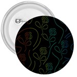 Floral pattern 3  Buttons Front