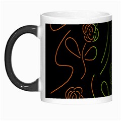 Floral Pattern Morph Mugs by Valentinaart