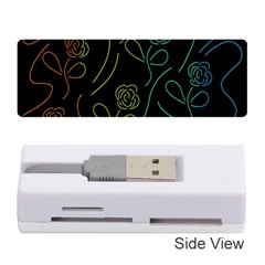 Floral Pattern Memory Card Reader (stick) 