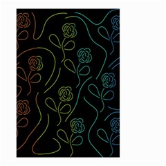 Floral Pattern Small Garden Flag (two Sides) by Valentinaart