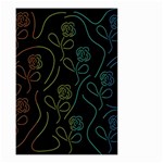 Floral pattern Small Garden Flag (Two Sides) Back