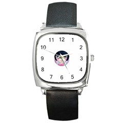 Annie The Sweetheart By Rosie Lee Square Metal Watch by chastityrose