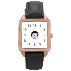 Annie The Sweetheart By Rosie Lee Rose Gold Leather Watch  by chastityrose