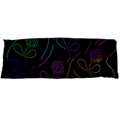 Flowers - Pattern Body Pillow Case Dakimakura (two Sides)