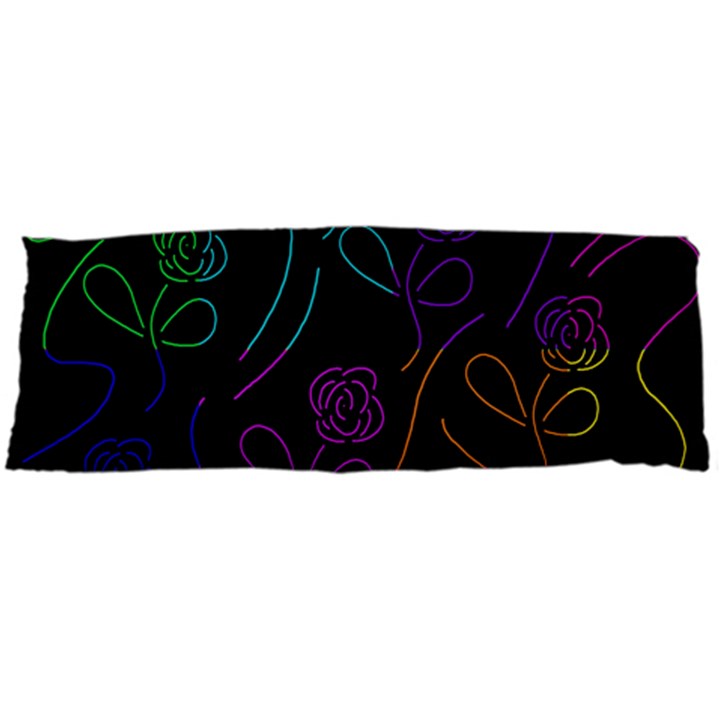 Flowers - pattern Body Pillow Case Dakimakura (Two Sides)