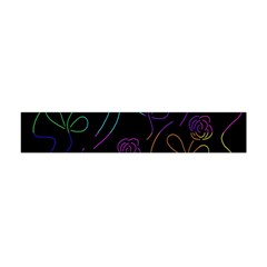 Flowers - Pattern Flano Scarf (mini)