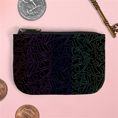 Colorful Elegant Pattern Mini Coin Purses by Valentinaart