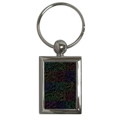 Colorful Pattern Key Chains (rectangle)  by Valentinaart