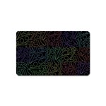 Colorful pattern Magnet (Name Card) Front