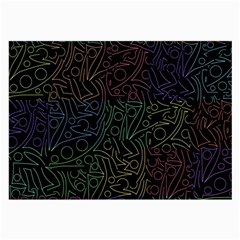 Colorful Pattern Large Glasses Cloth (2-side)