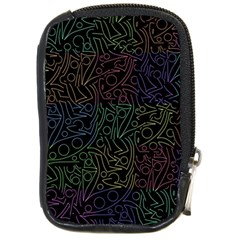 Colorful Pattern Compact Camera Cases by Valentinaart