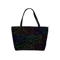 Colorful Pattern Shoulder Handbags by Valentinaart