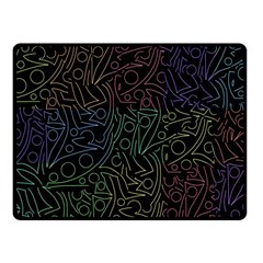 Colorful Pattern Fleece Blanket (small)