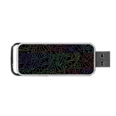 Colorful Pattern Portable Usb Flash (two Sides)