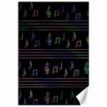 Music pattern Canvas 12  x 18   11.88 x17.36  Canvas - 1