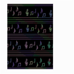 Music Pattern Large Garden Flag (two Sides) by Valentinaart