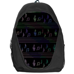 Music Pattern Backpack Bag by Valentinaart