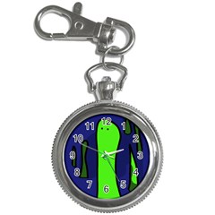 Green Snakes Key Chain Watches by Valentinaart