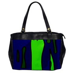 Green Snakes Office Handbags by Valentinaart