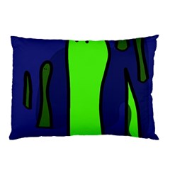 Green Snakes Pillow Case (two Sides)