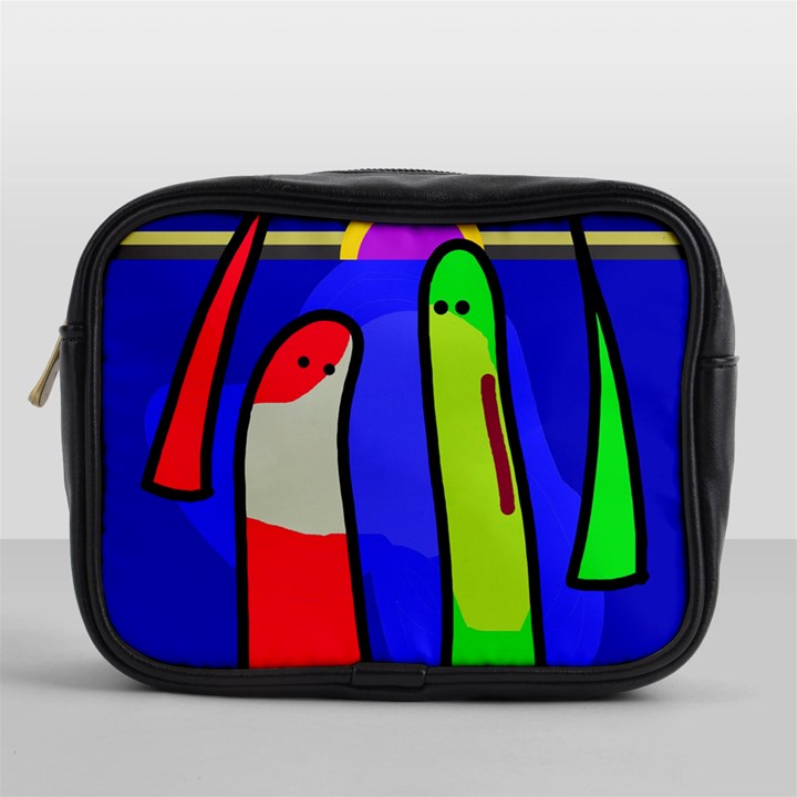 Colorful snakes Mini Toiletries Bags