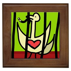 Duck Framed Tiles by Valentinaart