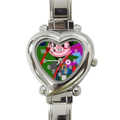 Party Heart Italian Charm Watch by Valentinaart