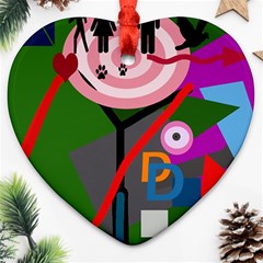 Party Heart Ornament (2 Sides) by Valentinaart