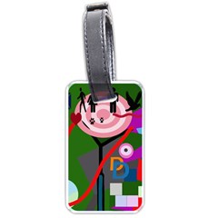 Party Luggage Tags (one Side)  by Valentinaart