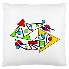 Catch Me Standard Flano Cushion Case (two Sides) by Valentinaart