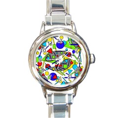 Find It Round Italian Charm Watch by Valentinaart