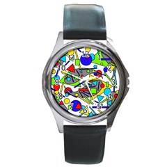 Find It Round Metal Watch by Valentinaart