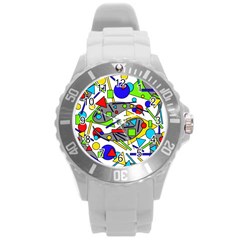 Find It Round Plastic Sport Watch (l) by Valentinaart