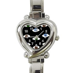 Look At Me Heart Italian Charm Watch by Valentinaart