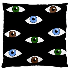 Look At Me Standard Flano Cushion Case (one Side) by Valentinaart