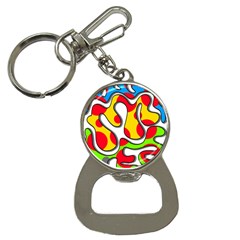 Colorful Graffiti Bottle Opener Key Chains by Valentinaart