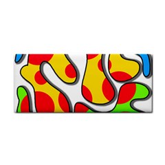 Colorful Graffiti Hand Towel by Valentinaart